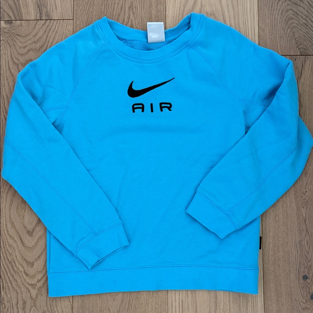 Nike Kids Bright Blue Air Sweatshirt size large